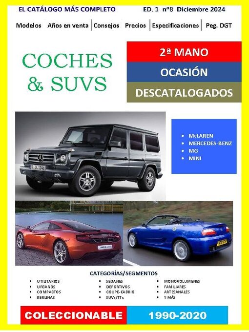 Title details for Coches & Suvs 2ª Mano by Auto Catalogo Nacional - Available